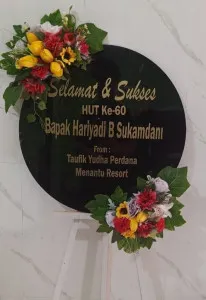 Papan Akrilik Ucapan Ulang Tahun Kota Lumajang